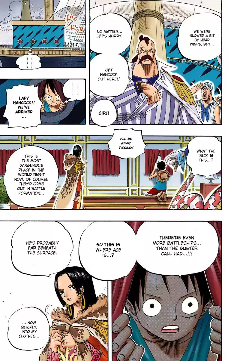 One Piece - Digital Colored Comics Vol.54 Chapter 525: The Sea Floor Prison, Impel Down