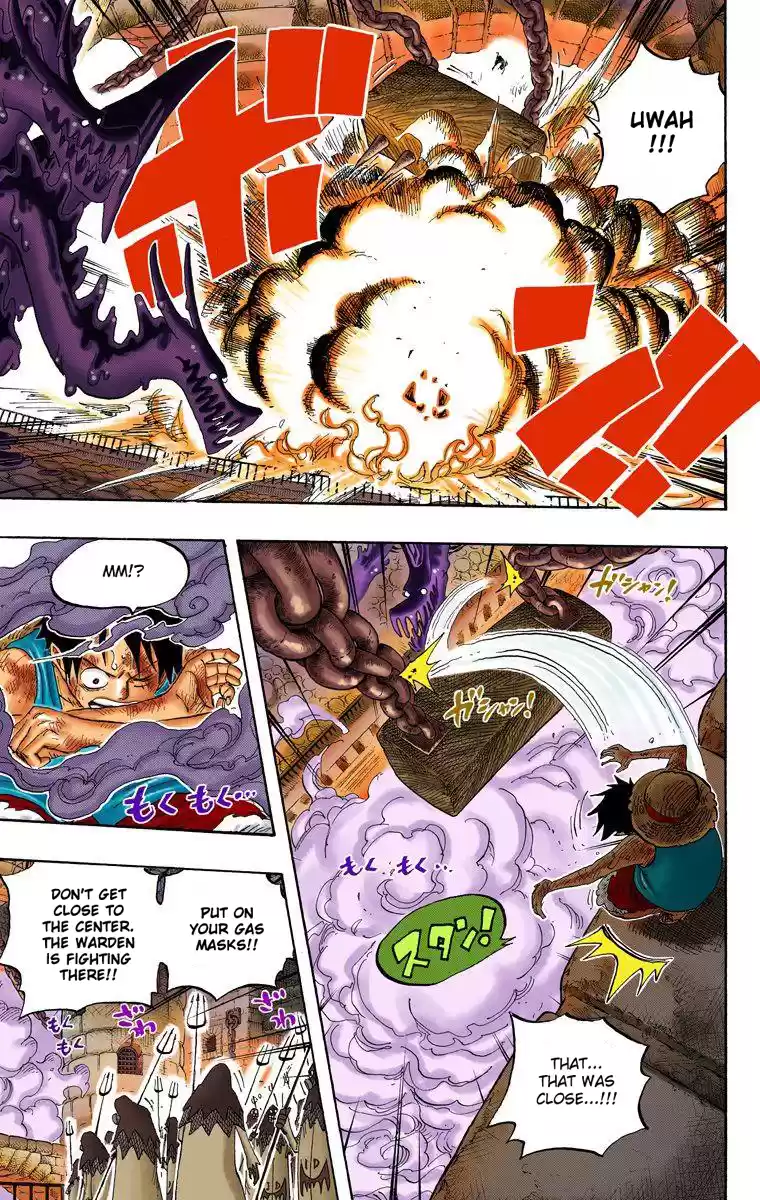 One Piece - Digital Colored Comics Vol.55 Chapter 534: Chief Warden Magellan Vs. Pirate Luffy