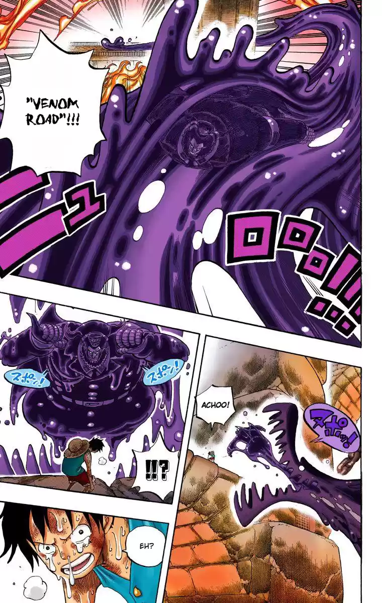 One Piece - Digital Colored Comics Vol.55 Chapter 534: Chief Warden Magellan Vs. Pirate Luffy