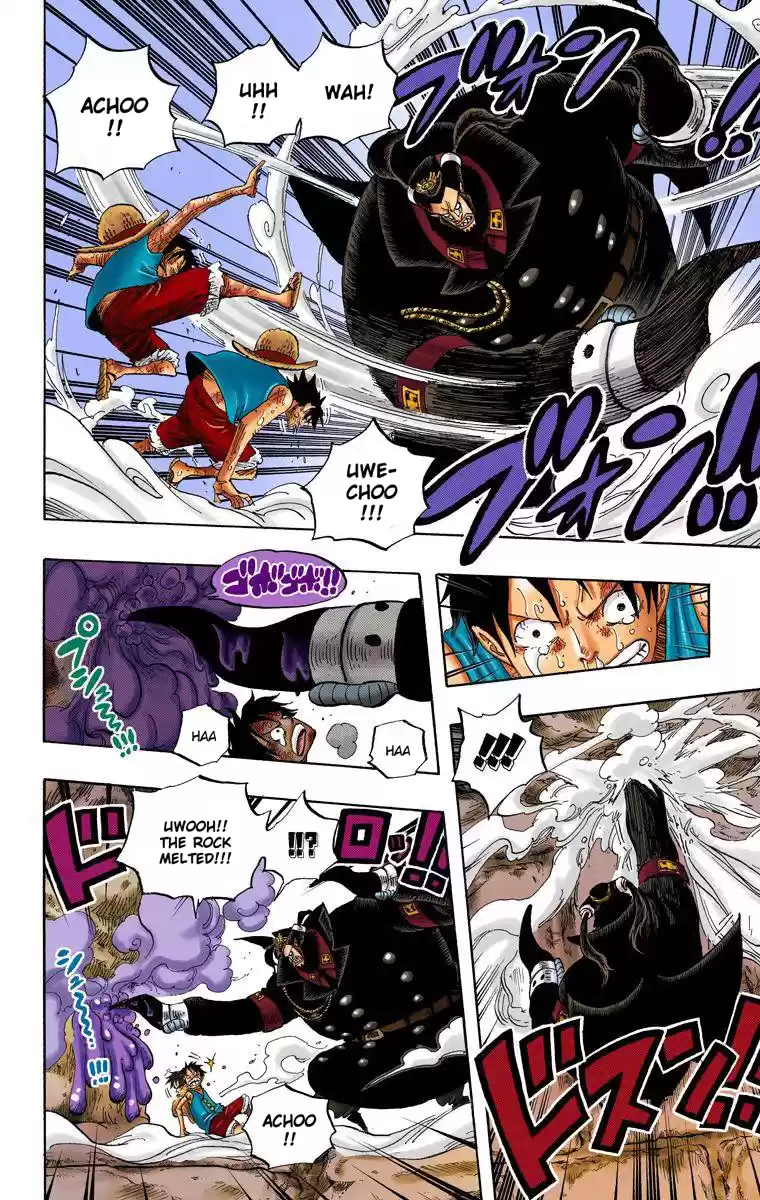One Piece - Digital Colored Comics Vol.55 Chapter 534: Chief Warden Magellan Vs. Pirate Luffy
