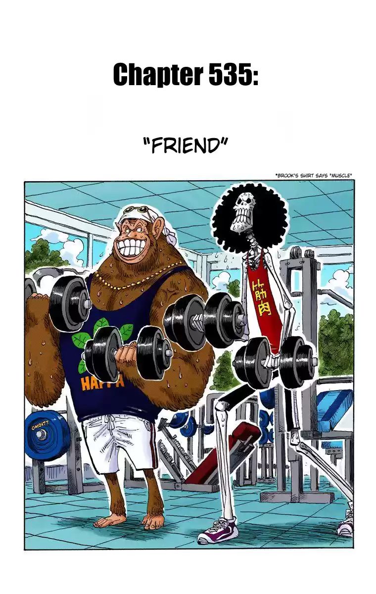 One Piece - Digital Colored Comics Vol.55 Chapter 535: Friend