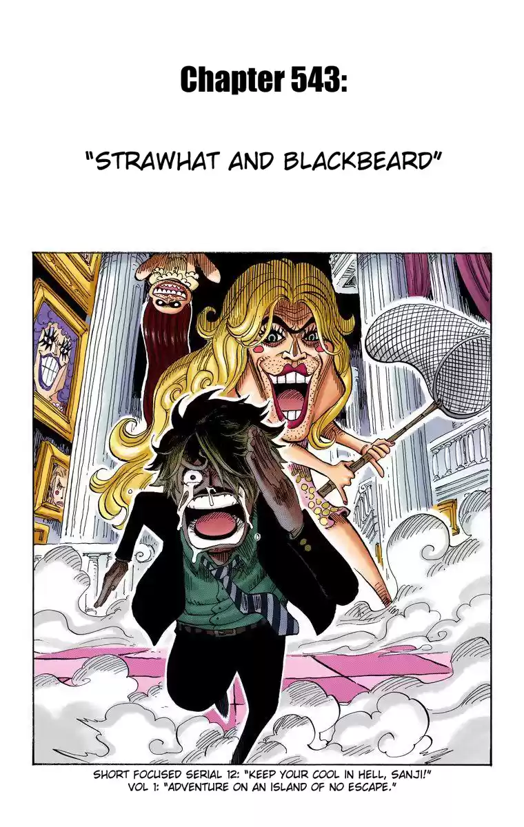 One Piece - Digital Colored Comics Vol.56 Chapter 543: Strawhat And Blackbeard