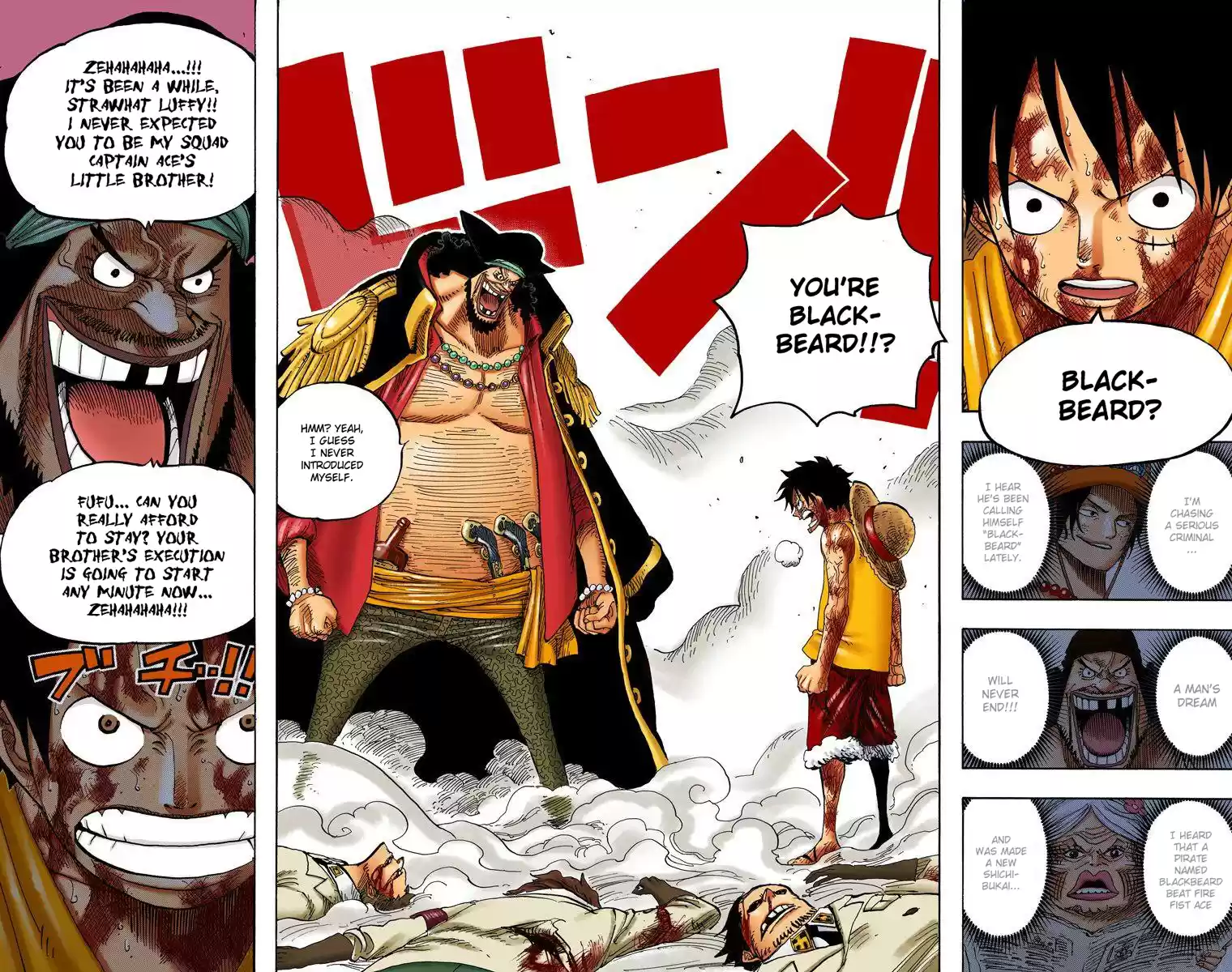 One Piece - Digital Colored Comics Vol.56 Chapter 543: Strawhat And Blackbeard