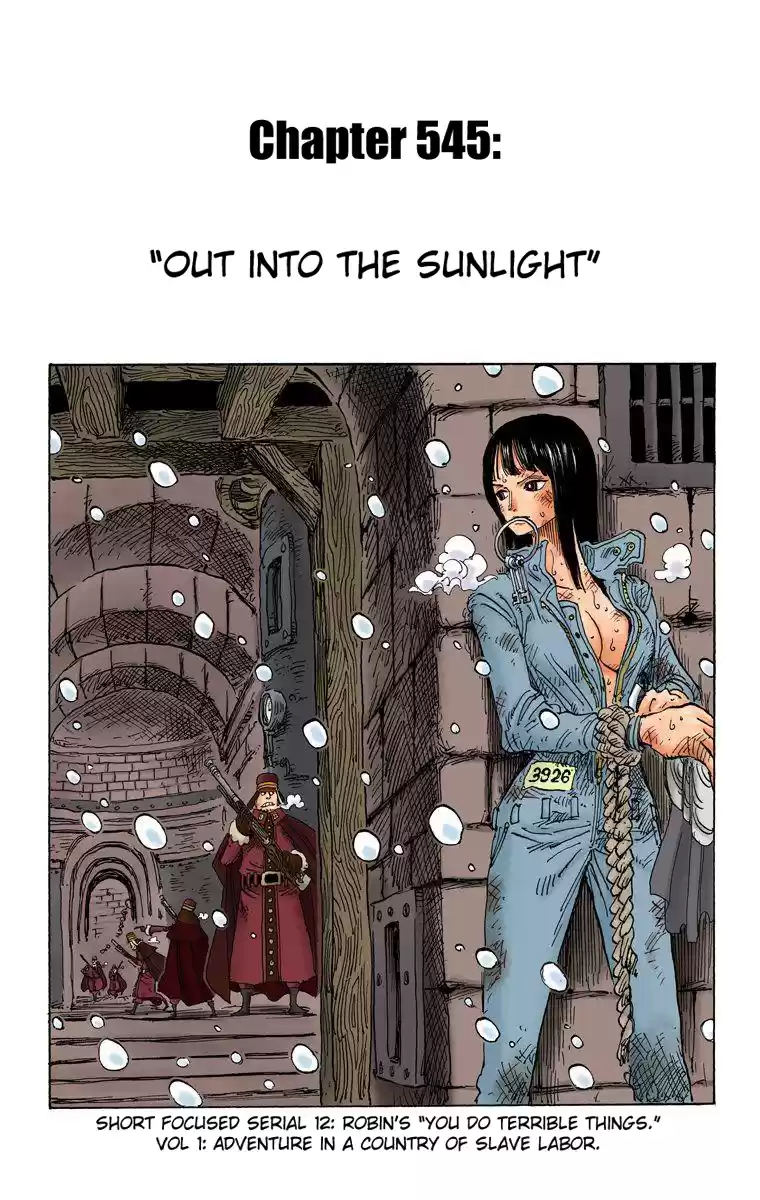 One Piece - Digital Colored Comics Vol.56 Chapter 545: Out Into The Sunlight