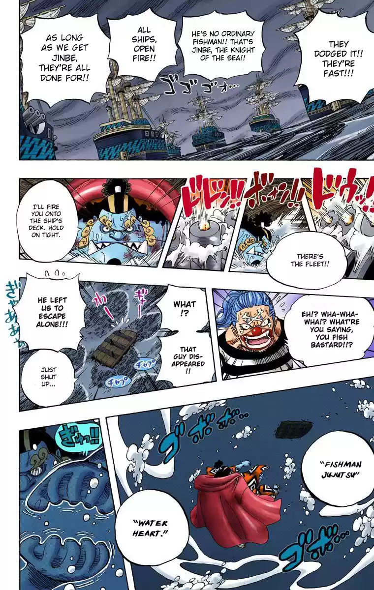 One Piece - Digital Colored Comics Vol.56 Chapter 546: Captain Of The Fishman Pirates, The Shichibukai Jinbe