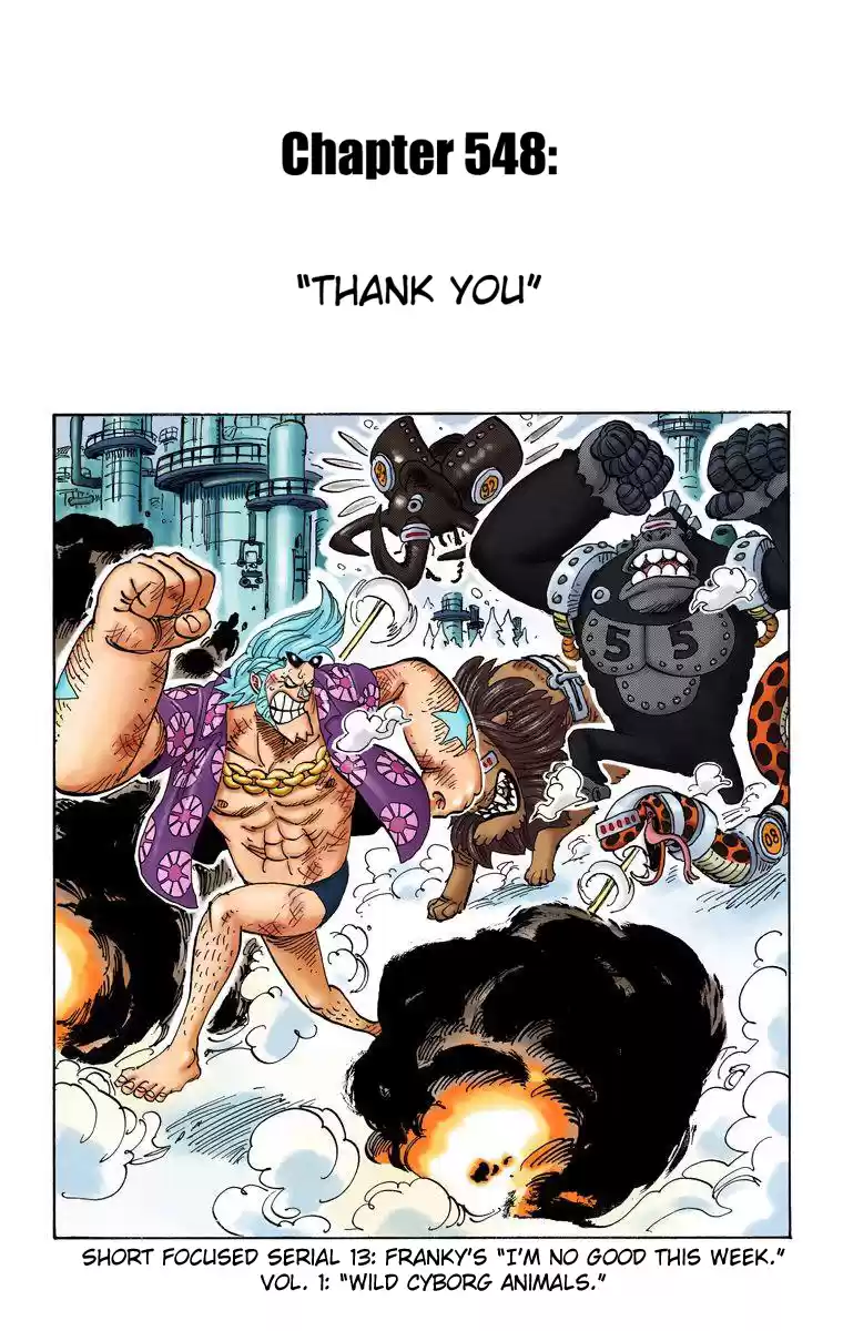 One Piece - Digital Colored Comics Vol.56 Chapter 548: Thank You