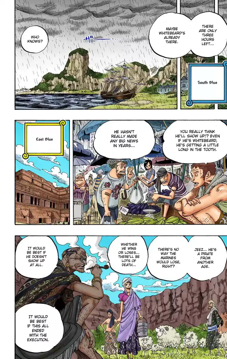 One Piece - Digital Colored Comics Vol.56 Chapter 550: Marine Headquarters