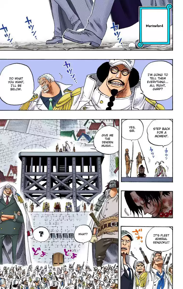One Piece - Digital Colored Comics Vol.56 Chapter 550: Marine Headquarters