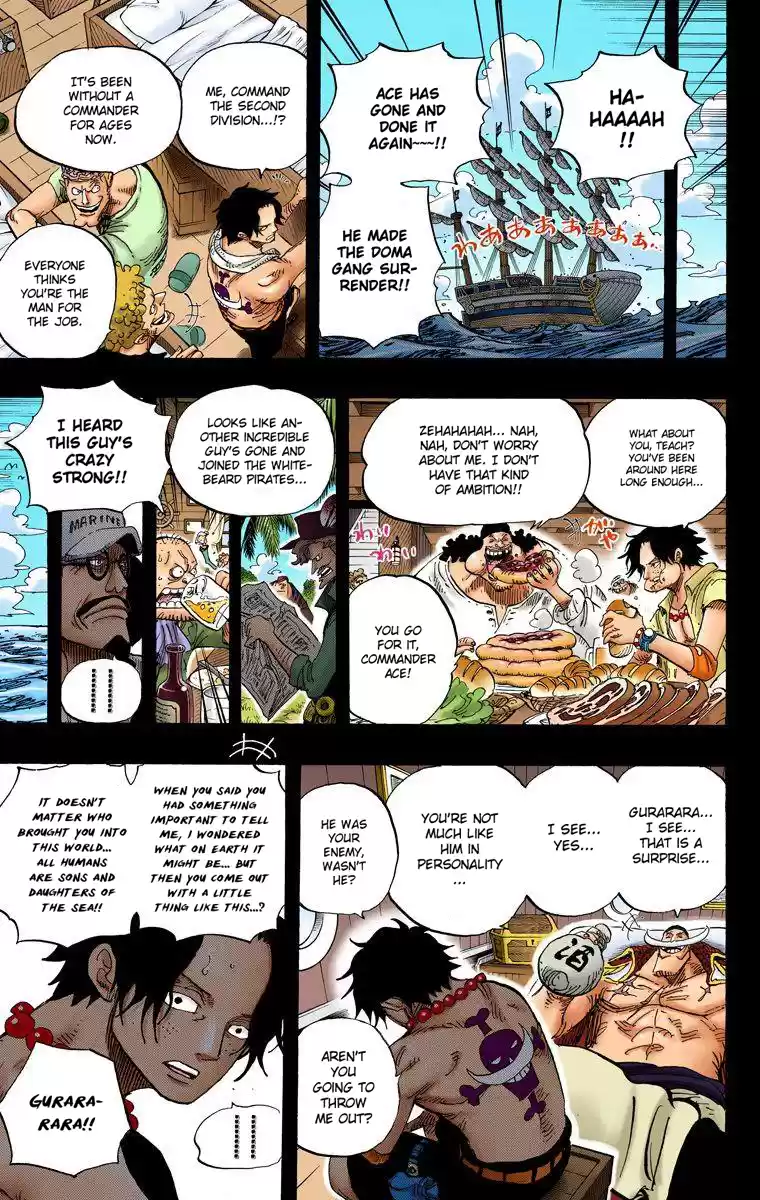 One Piece - Digital Colored Comics Vol.57 Chapter 552: Ace And Whitebeard