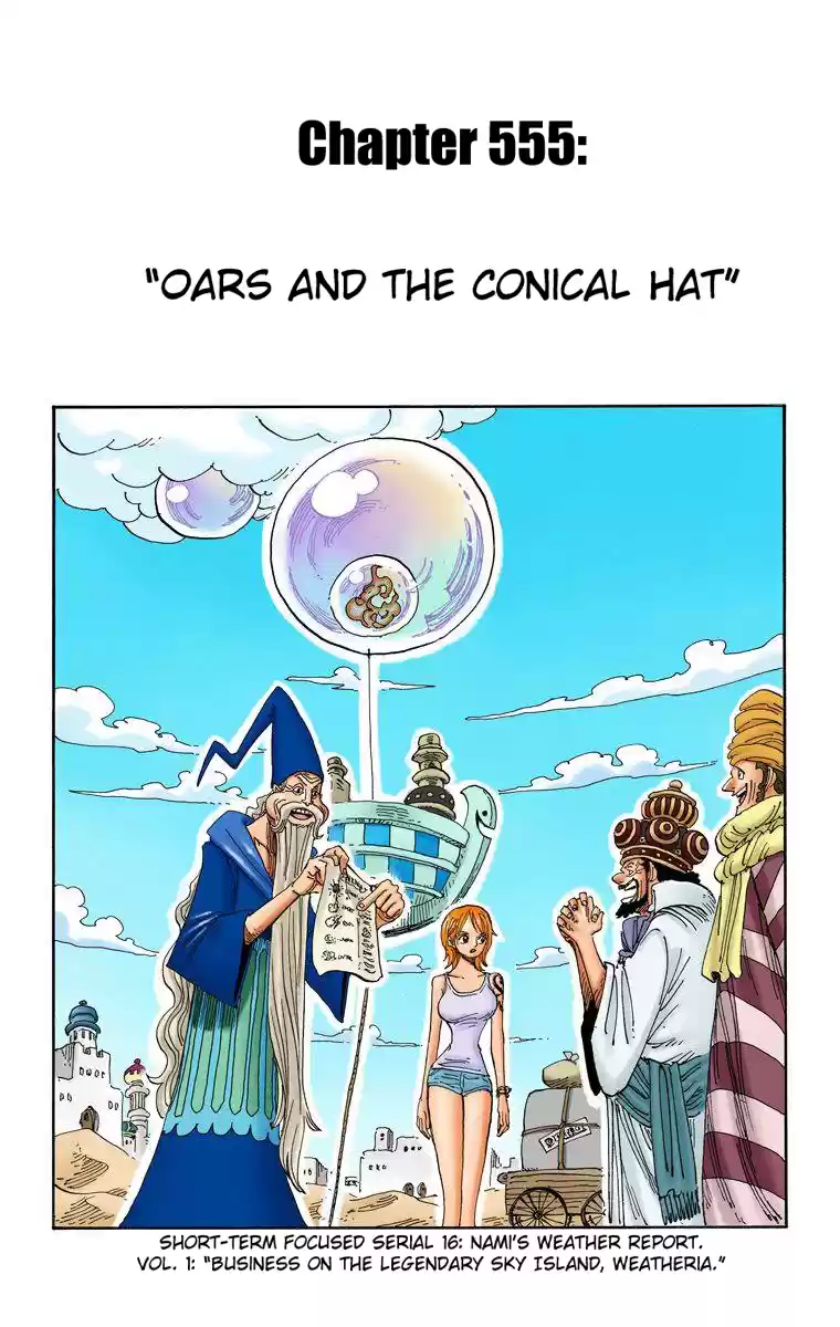 One Piece - Digital Colored Comics Vol.57 Chapter 555: Oars And The Conical Hat