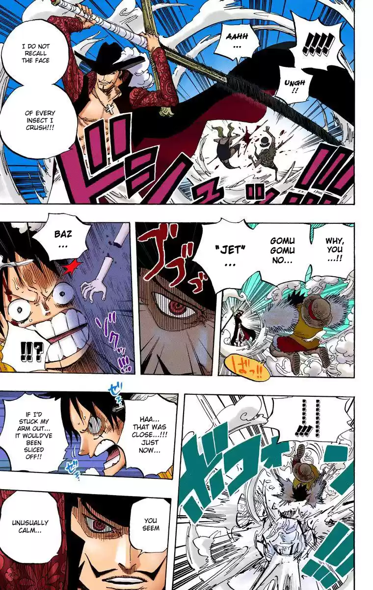 One Piece - Digital Colored Comics Vol.57 Chapter 561: Luffy Vs Mihawk
