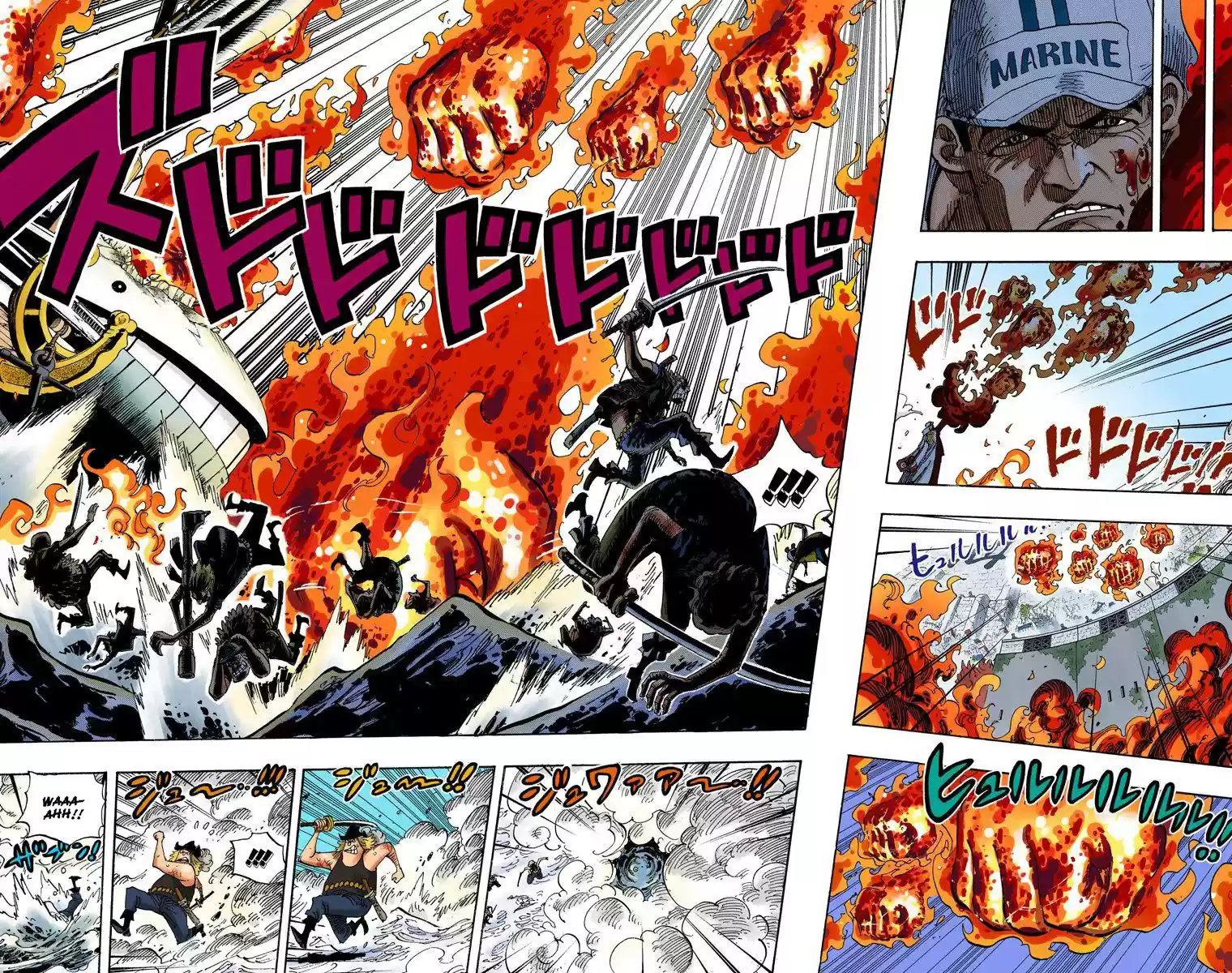 One Piece - Digital Colored Comics Vol.58 Chapter 565: Oars' Path
