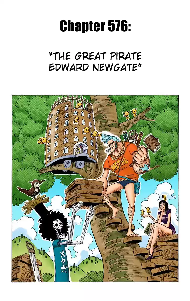 One Piece - Digital Colored Comics Vol.59 Chapter 576: The Great Pirate Edward Newgate