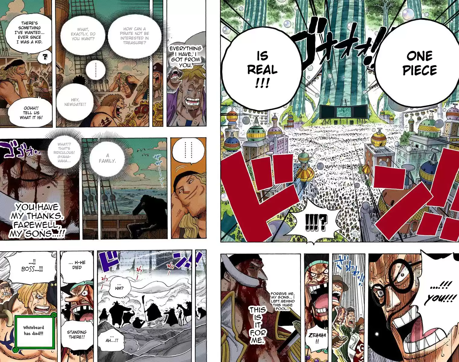 One Piece - Digital Colored Comics Vol.59 Chapter 576: The Great Pirate Edward Newgate