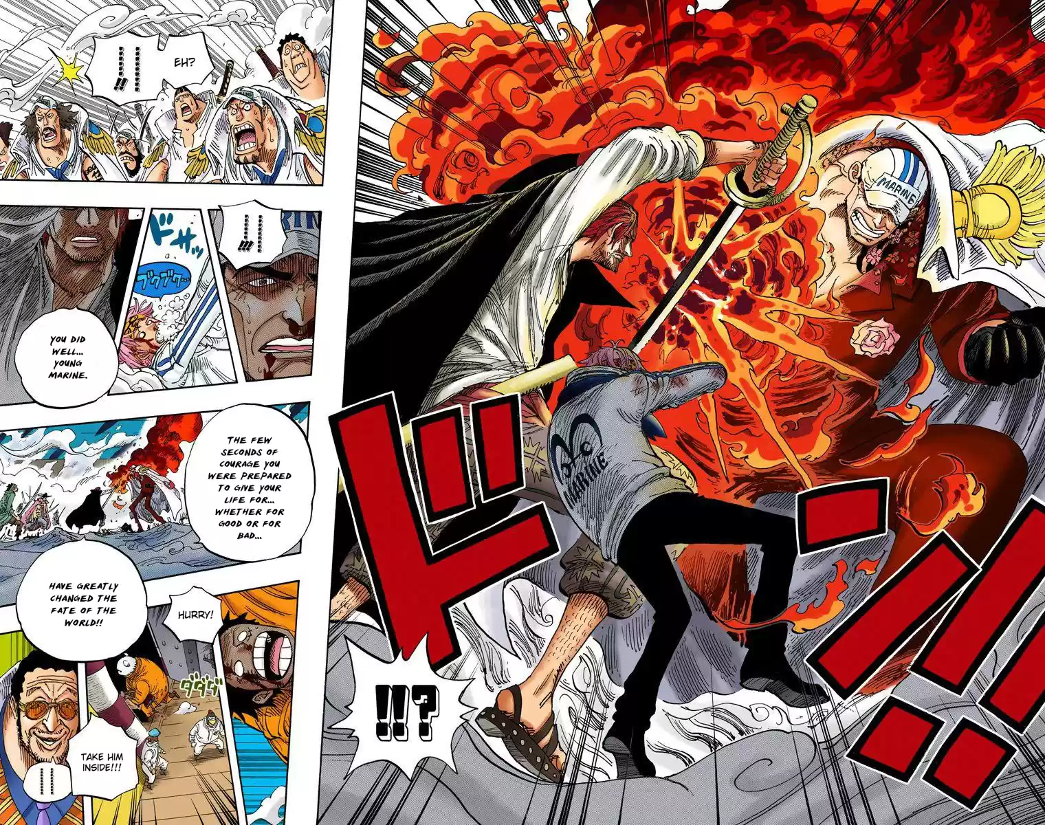 One Piece - Digital Colored Comics Vol.59 Chapter 579: A Few Seconds Of Courage