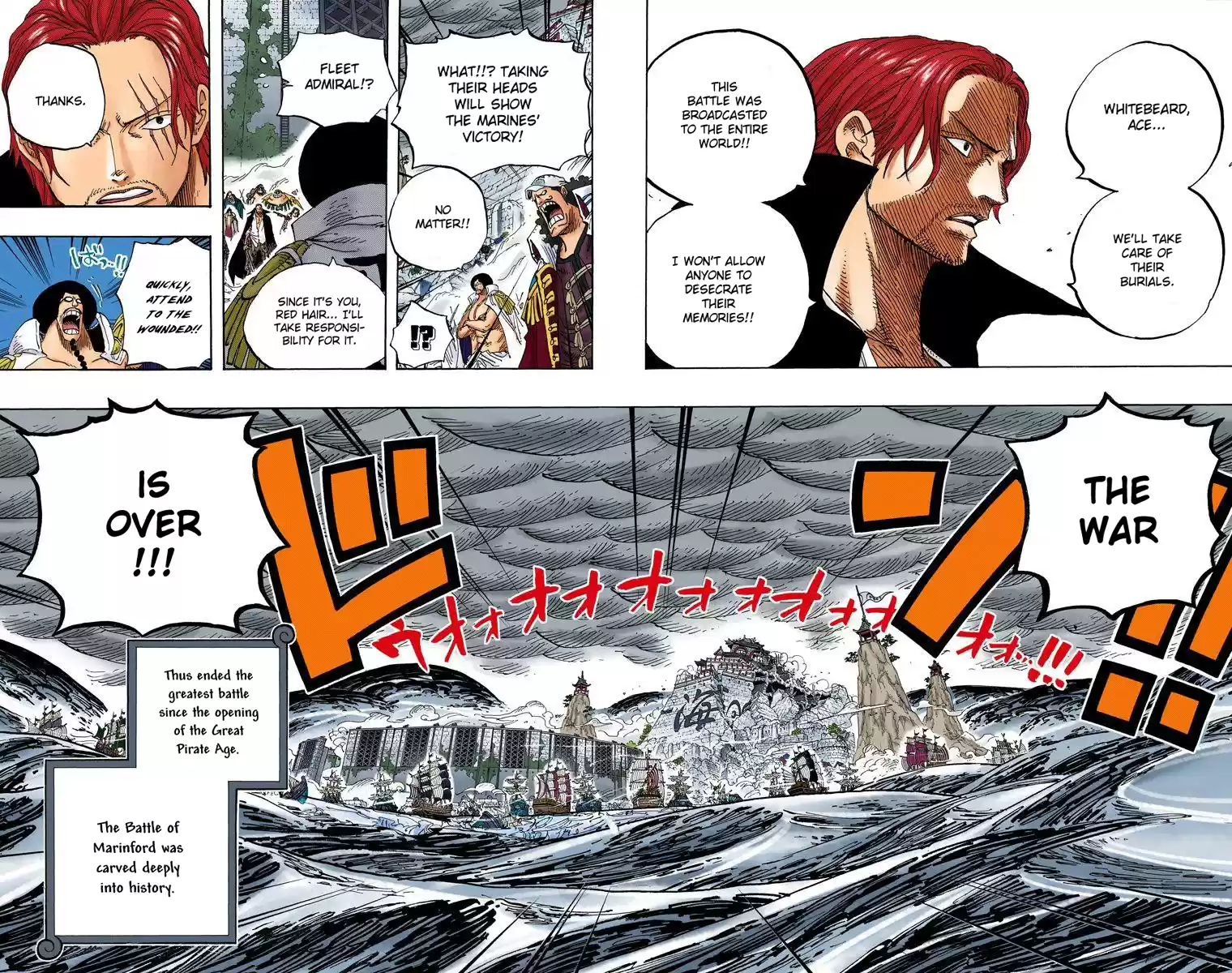 One Piece - Digital Colored Comics Vol.59 Chapter 580: The End Of The Battle