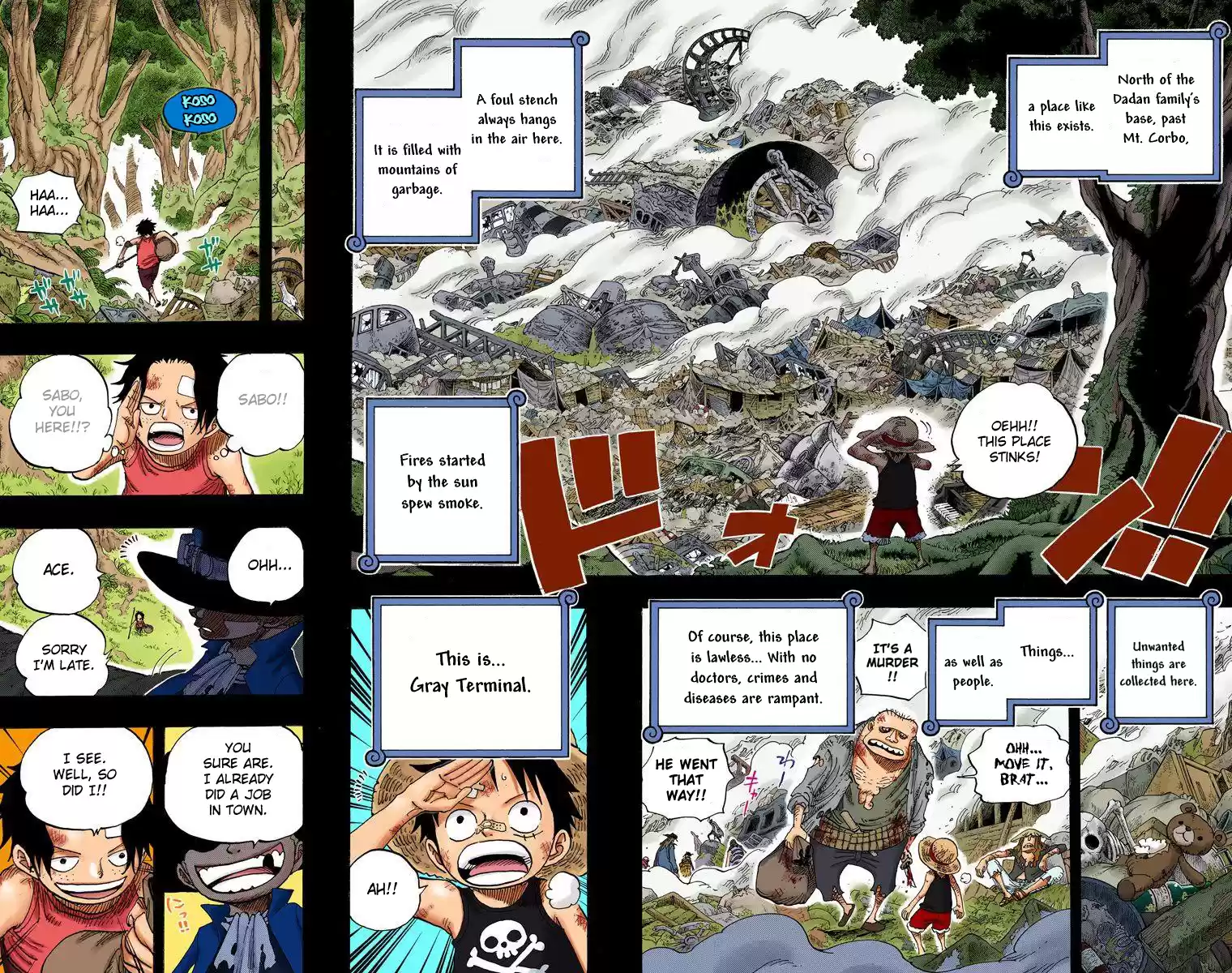 One Piece - Digital Colored Comics Vol.59 Chapter 583: Gray Terminal