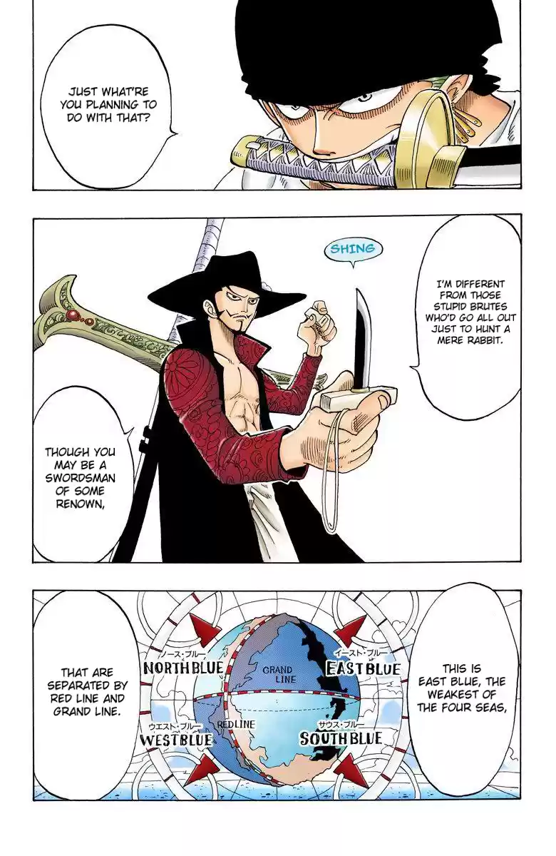 One Piece - Digital Colored Comics Vol.6 Chapter 51: Roronoa Zoro Falls Into The Sea