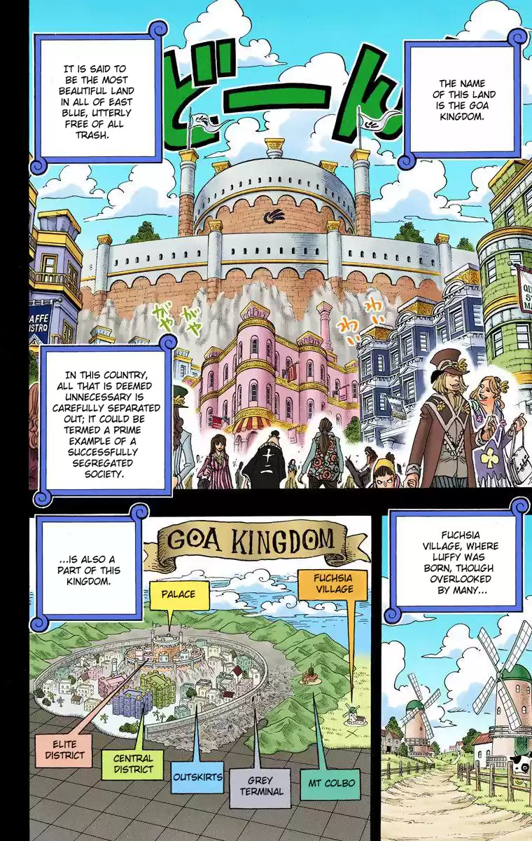 One Piece - Digital Colored Comics Vol.60 Chapter 585: Brothers' Sake Cups