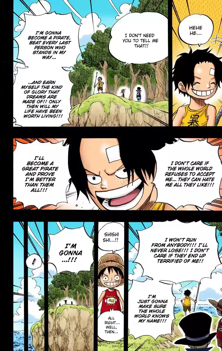 One Piece - Digital Colored Comics Vol.60 Chapter 585: Brothers' Sake Cups