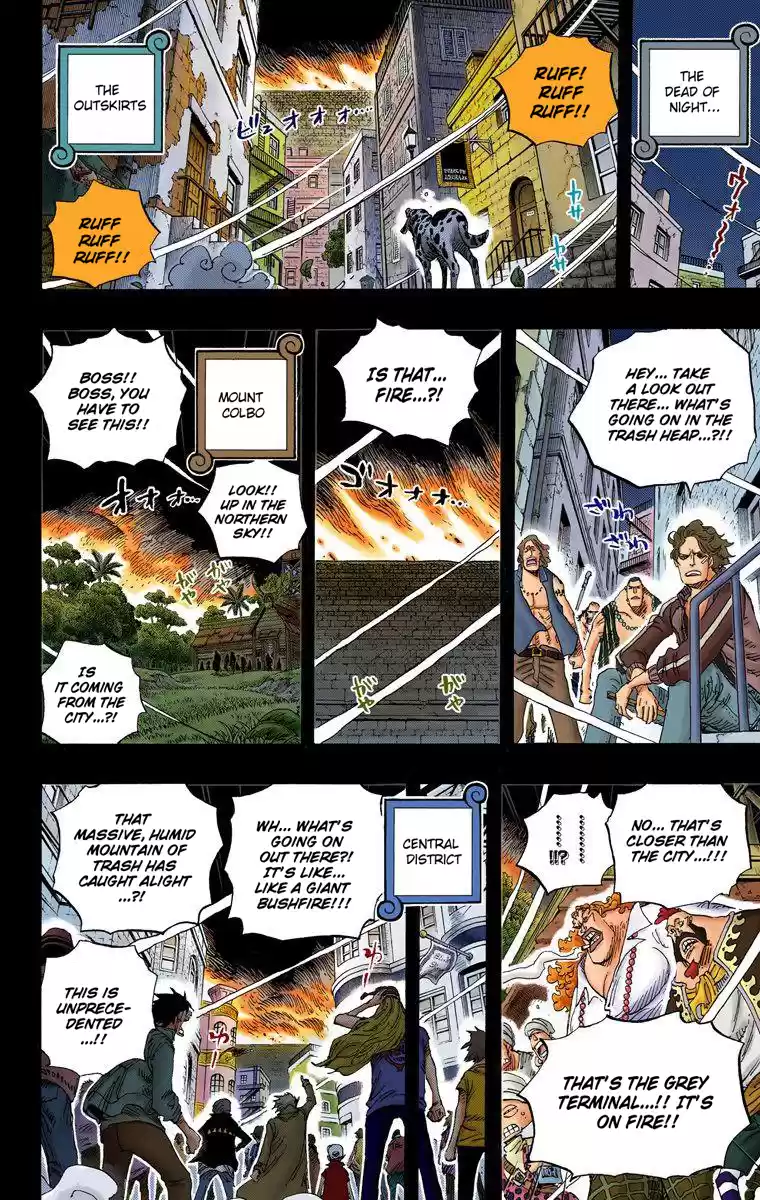 One Piece - Digital Colored Comics Vol.60 Chapter 586: A Fetid Town