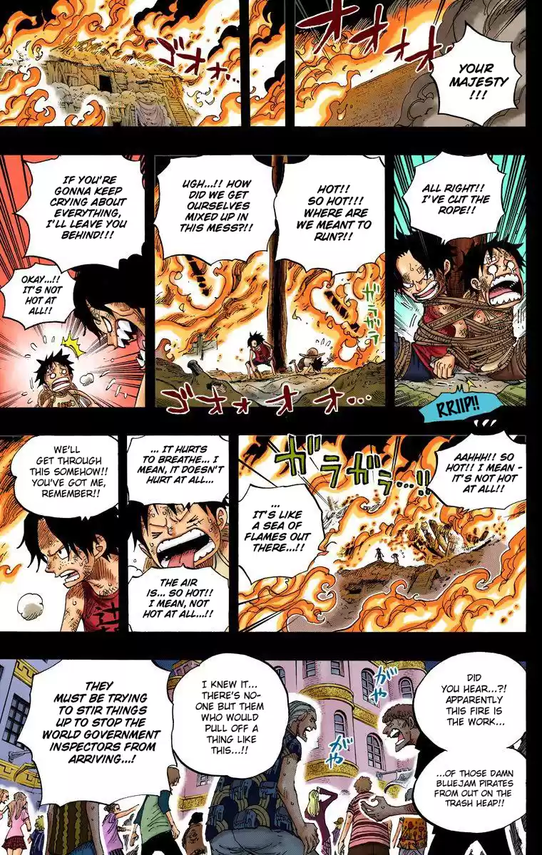 One Piece - Digital Colored Comics Vol.60 Chapter 586: A Fetid Town