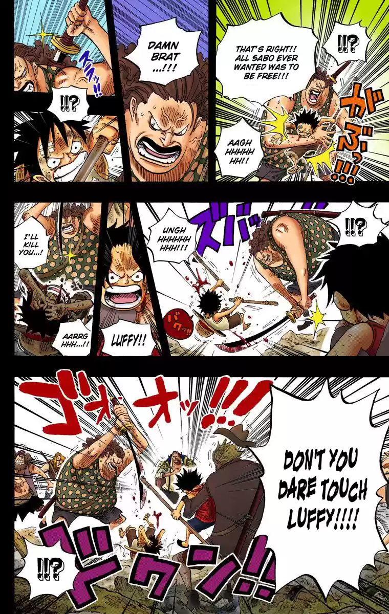 One Piece - Digital Colored Comics Vol.60 Chapter 587: I Will Not Run!