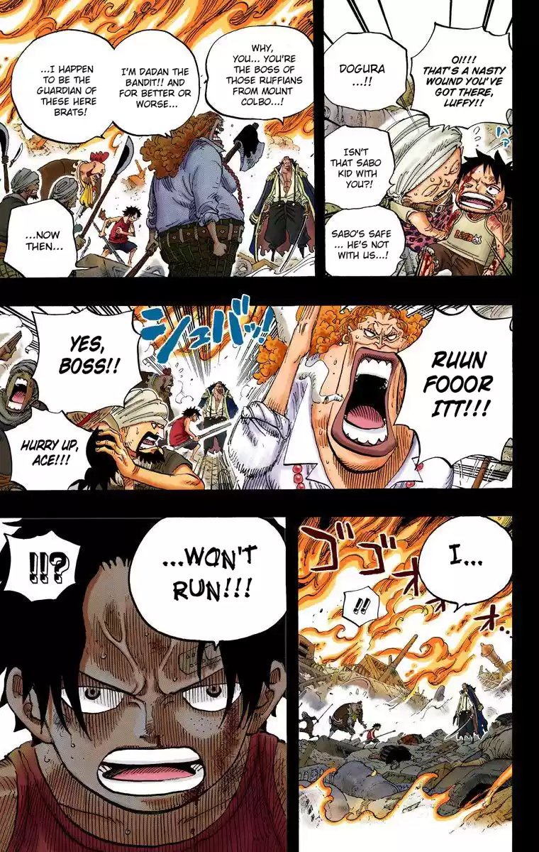 One Piece - Digital Colored Comics Vol.60 Chapter 587: I Will Not Run!