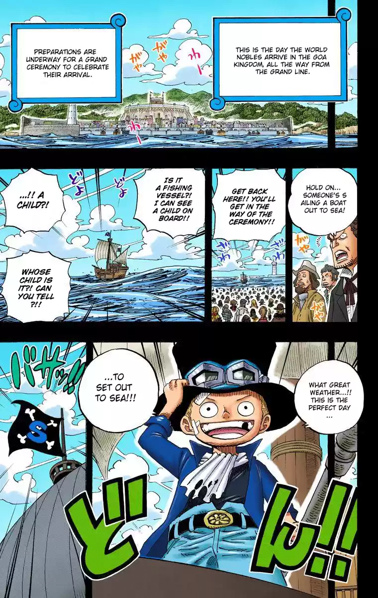One Piece - Digital Colored Comics Vol.60 Chapter 587: I Will Not Run!