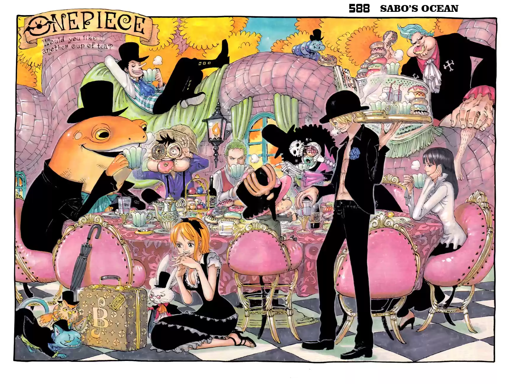One Piece - Digital Colored Comics Vol.60 Chapter 588: Sabo's Ocean