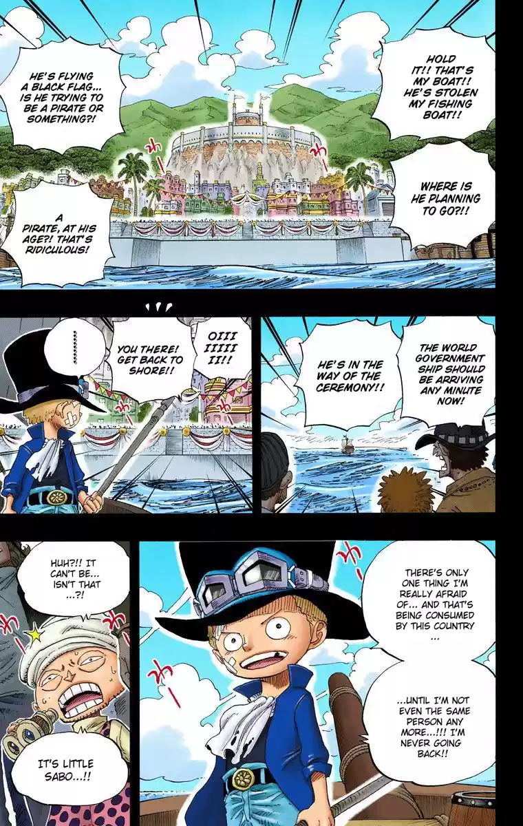 One Piece - Digital Colored Comics Vol.60 Chapter 588: Sabo's Ocean