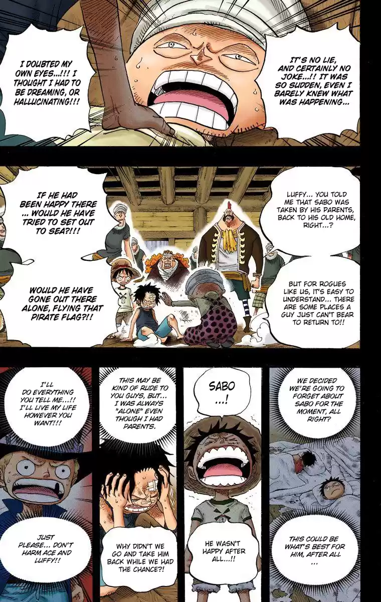 One Piece - Digital Colored Comics Vol.60 Chapter 588: Sabo's Ocean