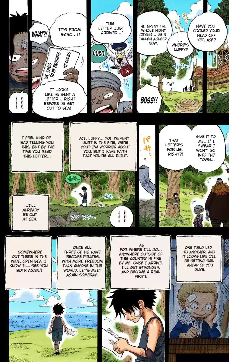 One Piece - Digital Colored Comics Vol.60 Chapter 588: Sabo's Ocean