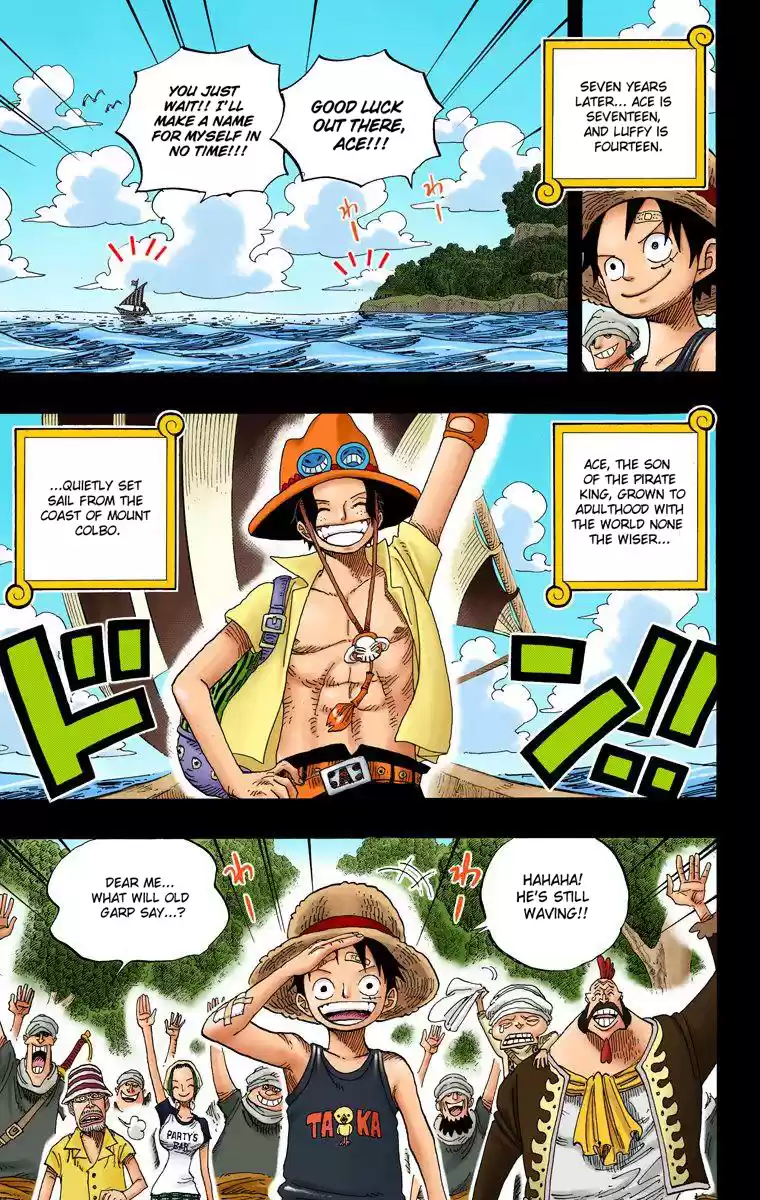 One Piece - Digital Colored Comics Vol.60 Chapter 589: Efforts Toward Glory