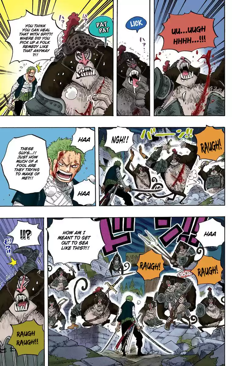 One Piece - Digital Colored Comics Vol.60 Chapter 592: Yell