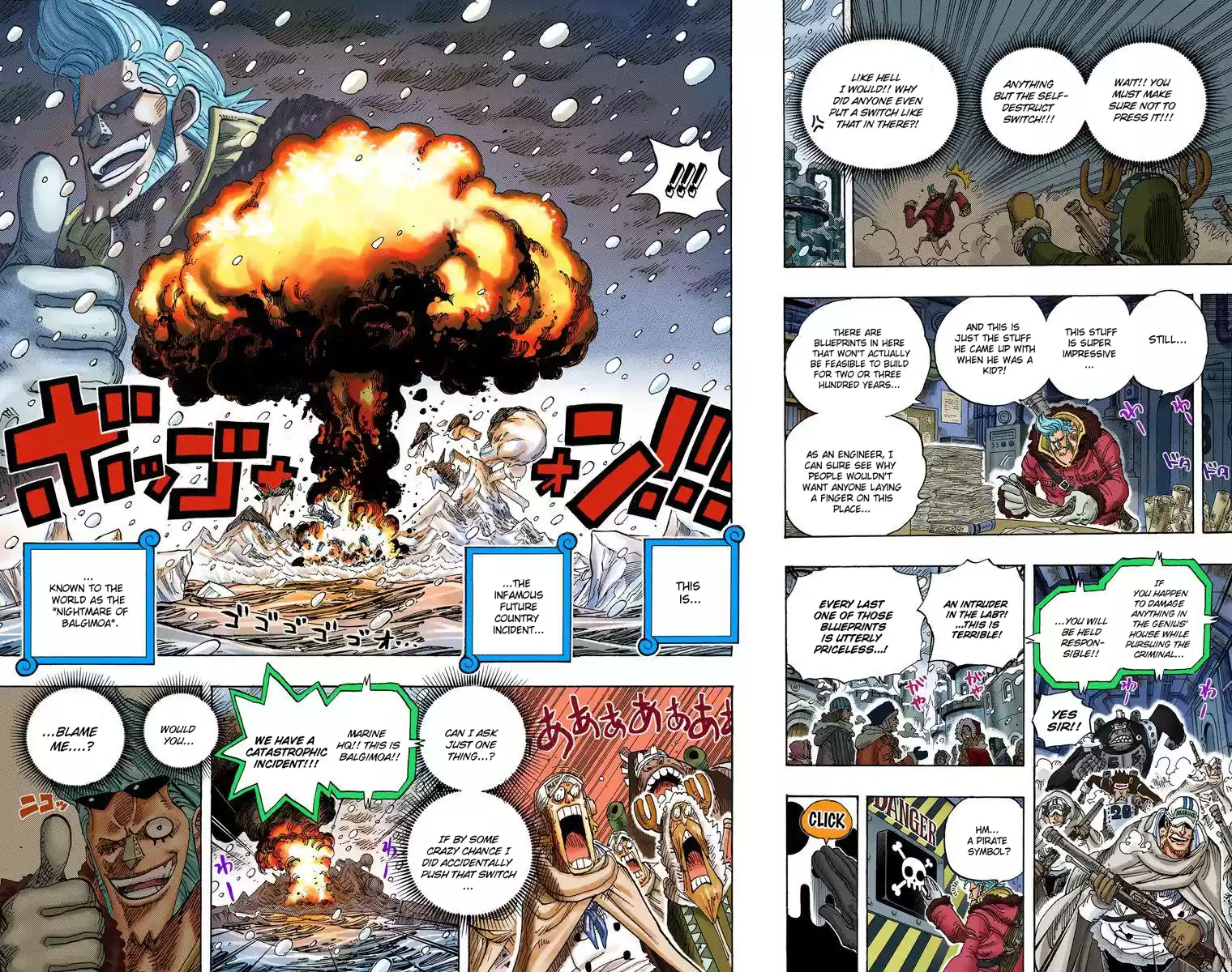 One Piece - Digital Colored Comics Vol.60 Chapter 592: Yell