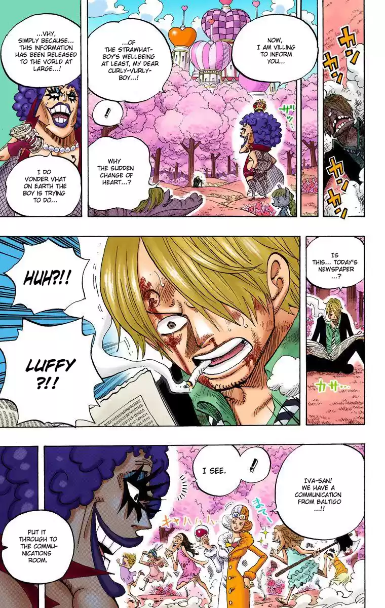 One Piece - Digital Colored Comics Vol.60 Chapter 593: News