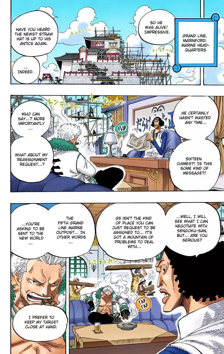 One Piece - Digital Colored Comics Vol.60 Chapter 594: Message