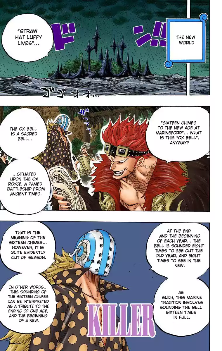 One Piece - Digital Colored Comics Vol.60 Chapter 594: Message