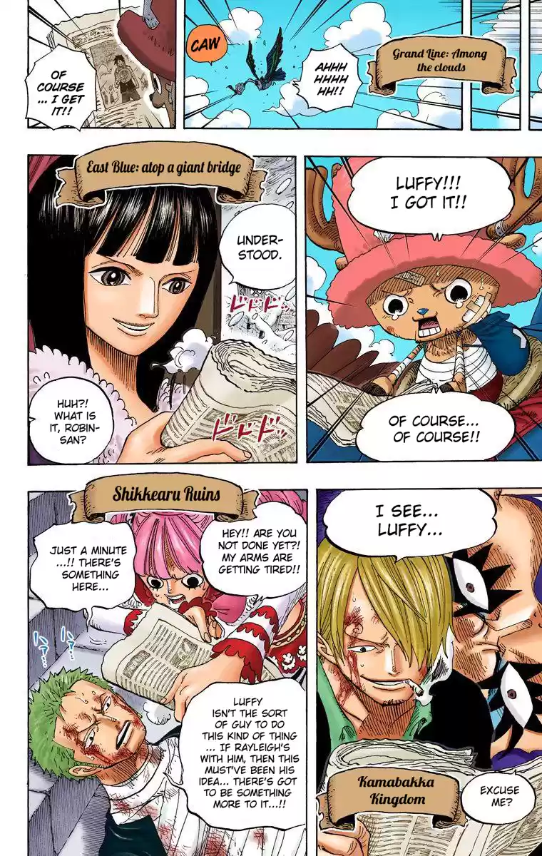 One Piece - Digital Colored Comics Vol.60 Chapter 594: Message