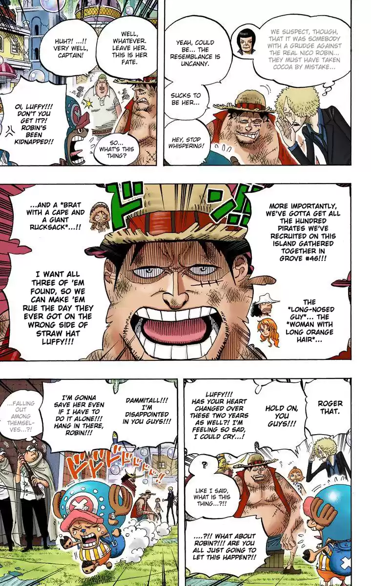 One Piece - Digital Colored Comics Vol.61 Chapter 599: The Nine Pirates