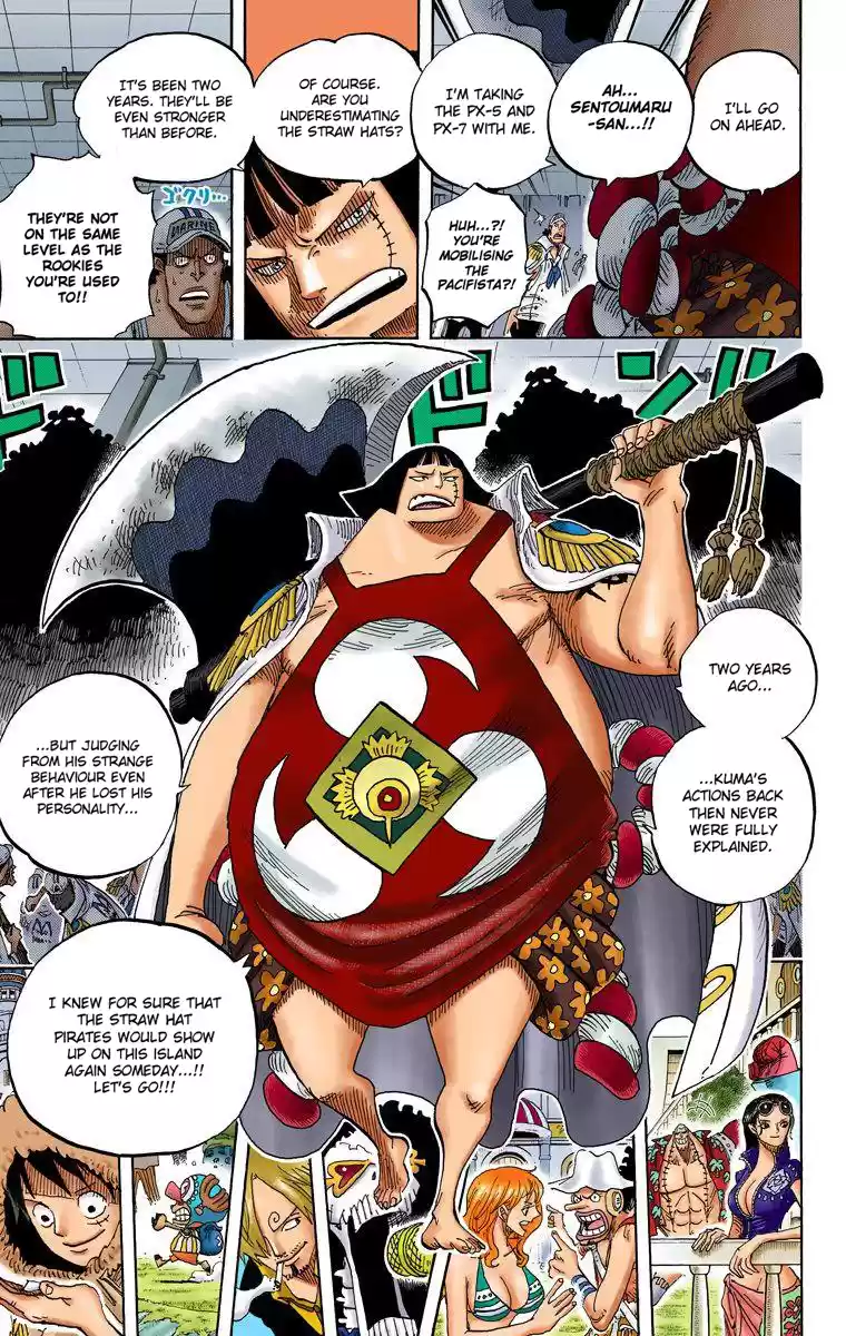 One Piece - Digital Colored Comics Vol.61 Chapter 599: The Nine Pirates