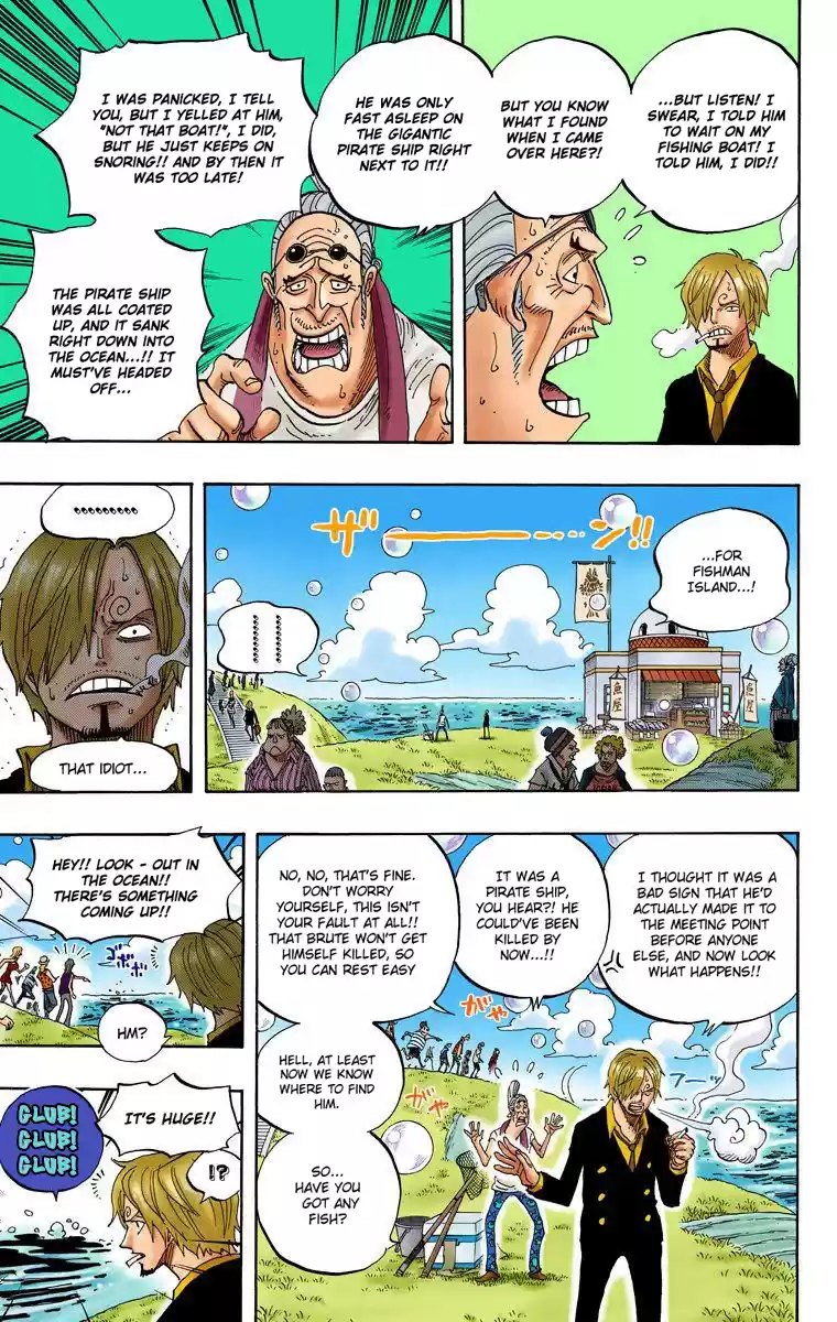 One Piece - Digital Colored Comics Vol.61 Chapter 599: The Nine Pirates