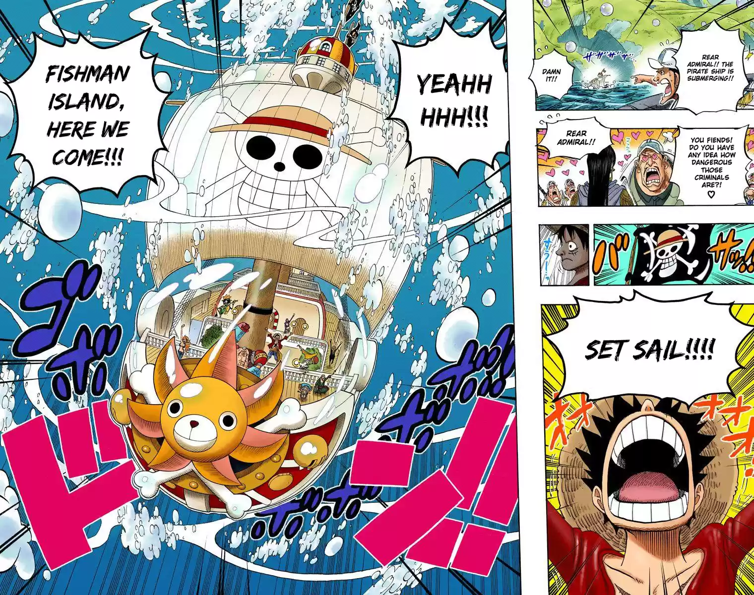 One Piece - Digital Colored Comics Vol.61 Chapter 602: To The Depths!