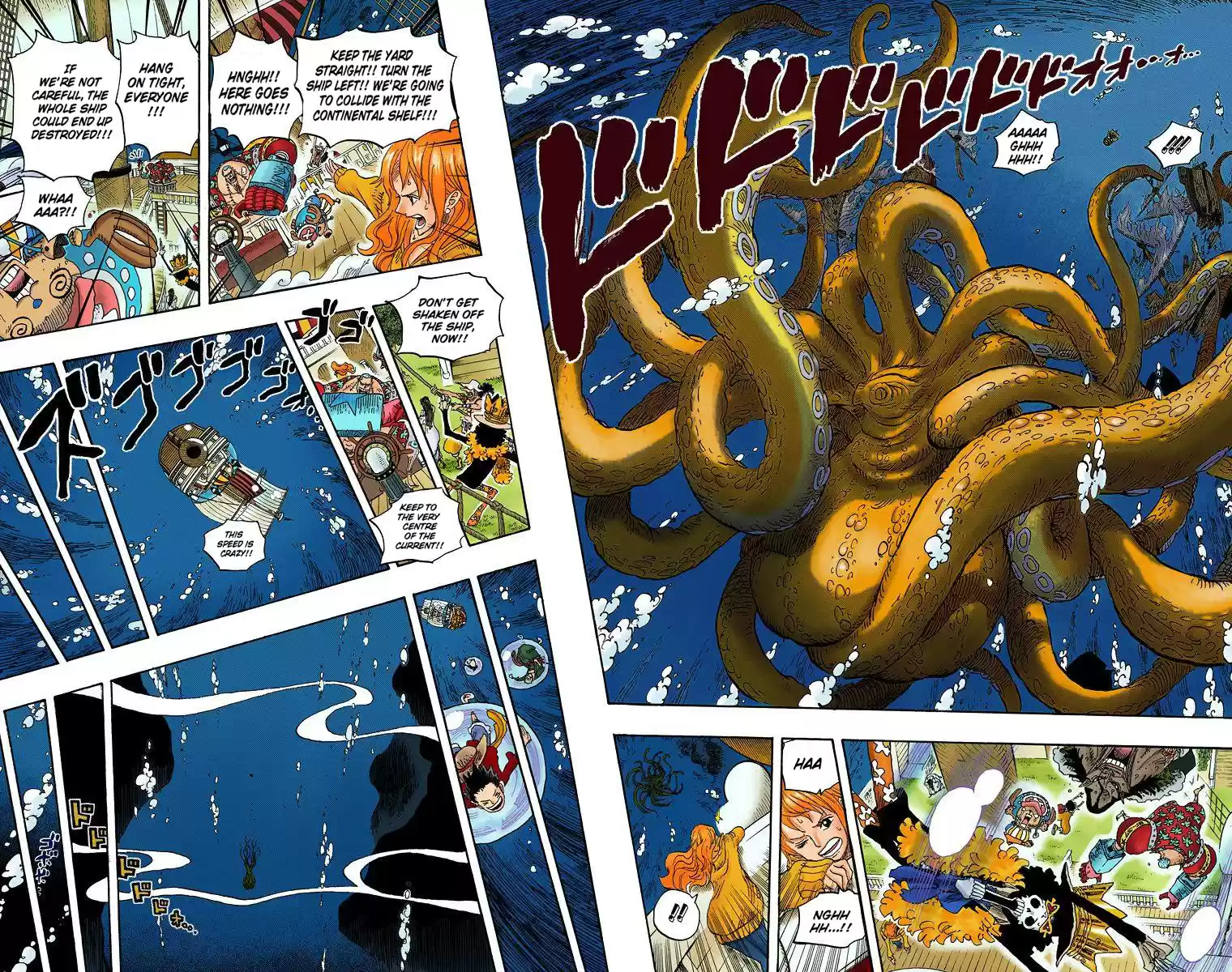 One Piece - Digital Colored Comics Vol.62 Chapter 605: The Kraken And The Pirates