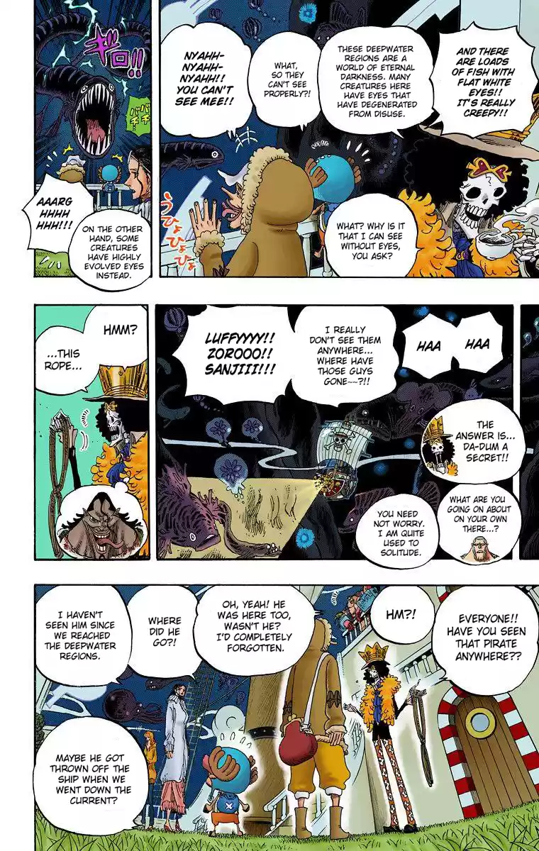 One Piece - Digital Colored Comics Vol.62 Chapter 606: Adventure In The Ocean Depths