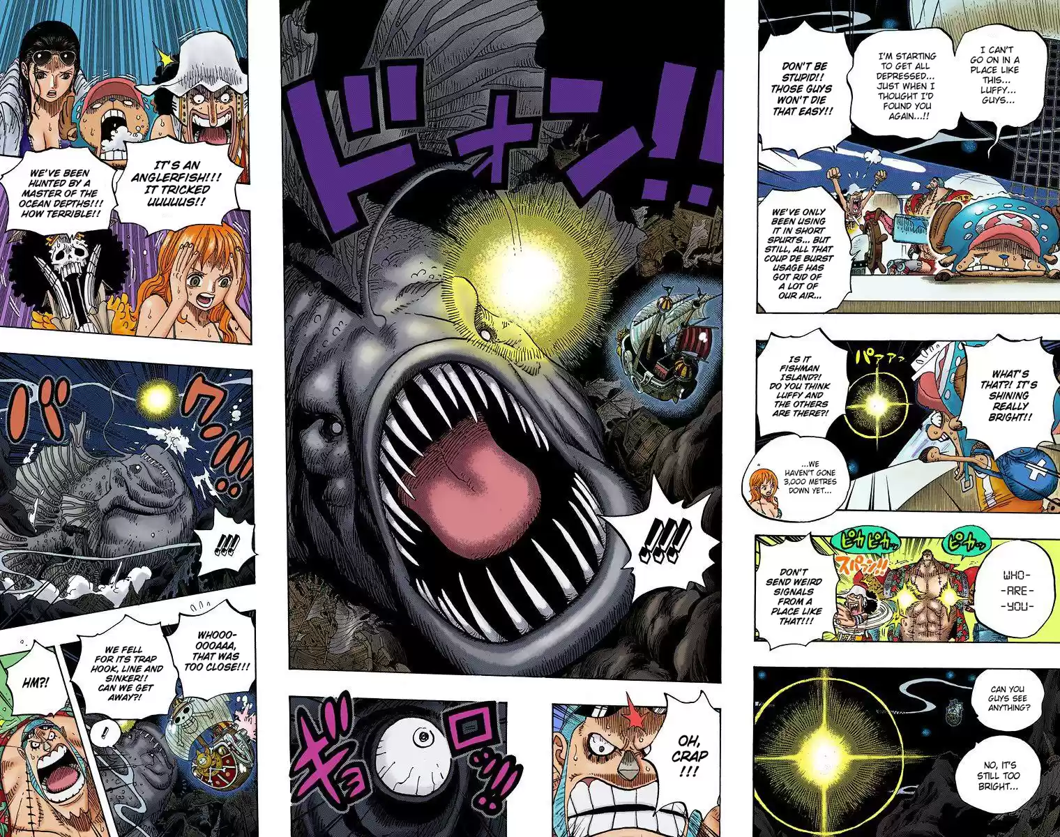 One Piece - Digital Colored Comics Vol.62 Chapter 606: Adventure In The Ocean Depths