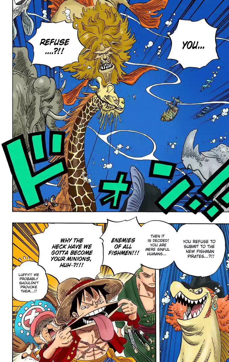 One Piece - Digital Colored Comics Vol.62 Chapter 608: The Undersea Pirates