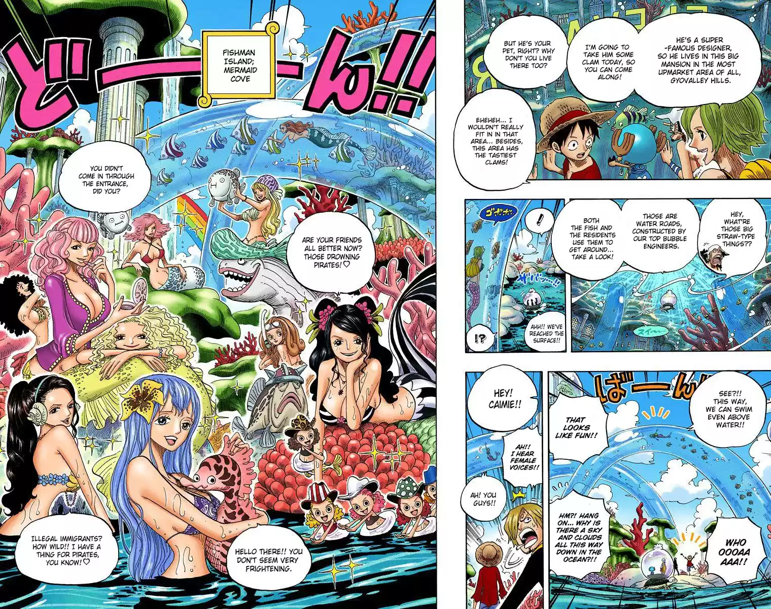 One Piece - Digital Colored Comics Vol.62 Chapter 608: The Undersea Pirates