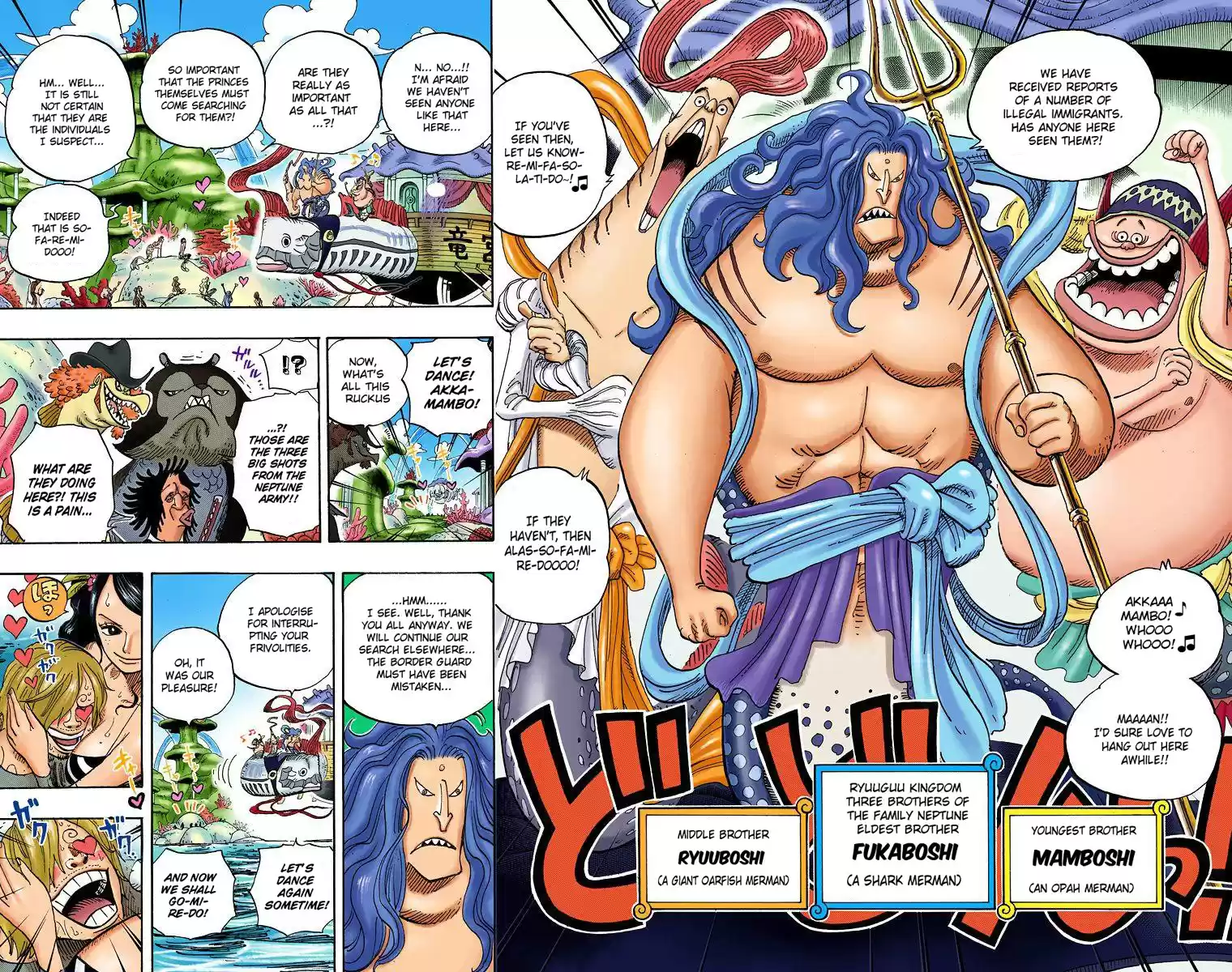 One Piece - Digital Colored Comics Vol.62 Chapter 609: Adventure On Fishman Island